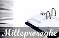 Milleproroghe: in GU la legge di conversione