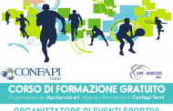 PROROGATE FINO AL 15 OTTOBRE LE ADESIONI AL CORSO PER ''ORGANIZZATORE DI EVENTI SPORTIVI