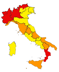 Coronavirus: passano in zona arancione altre 5 regioni (tra cui l’Umbria).